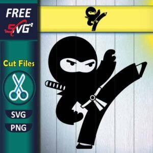 ninja SVG free for Cricut