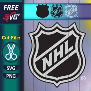 NHL logo SVG free, National Hockey League Logo SVG free
