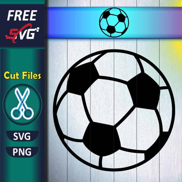 Soccer ball SVG free, football ball SVG