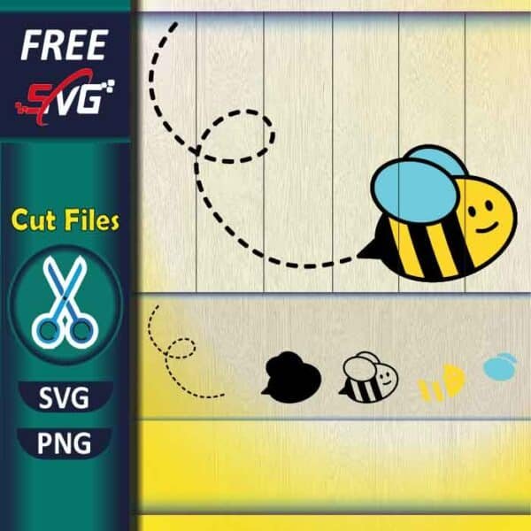 bee trail SVG free, bumble bee SVG | Free SVG Files