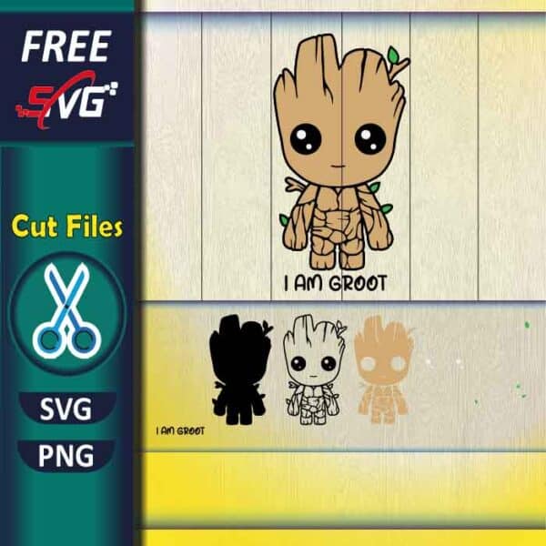 Groot SVG free, Guardians of the galaxy SVG free