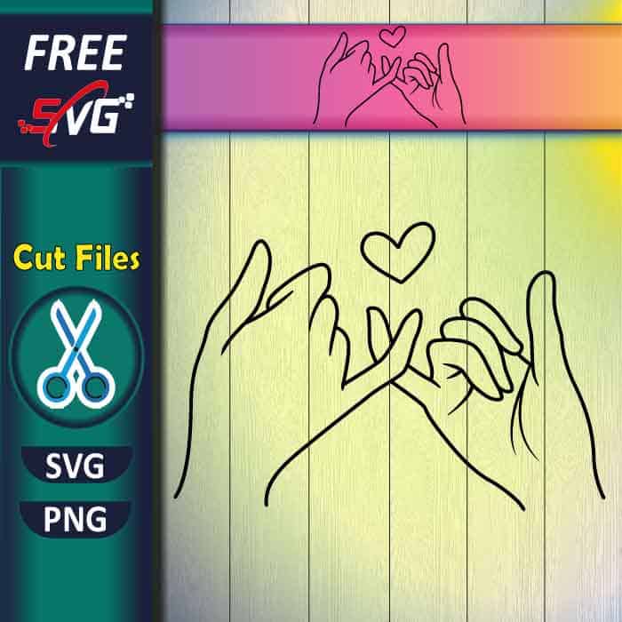 Pinky promise SVG free | friends shirt SVG