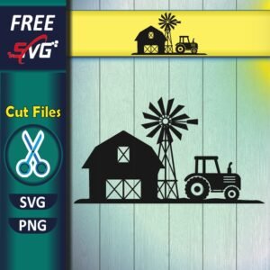 farm life SVG free, farm scene SVG