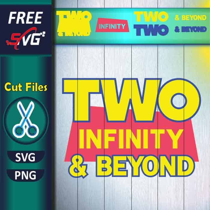 Two infinity and beyond SVG free, toy story Cake Topper SVG