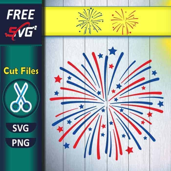 Fireworks SVG free - 4th of July SVG