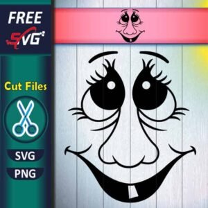 Halloween Witch SVG free - Witch Face SVG for Cricut