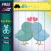 A Couple of Love Birds SVG free – Valentine’s Day SVG