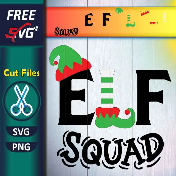 Elf Squad SVG free - Christmas Elf hat SVG