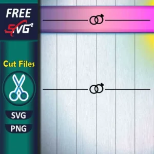 Free SVG wedding ring text dividers - Ornamental text dividers SVG