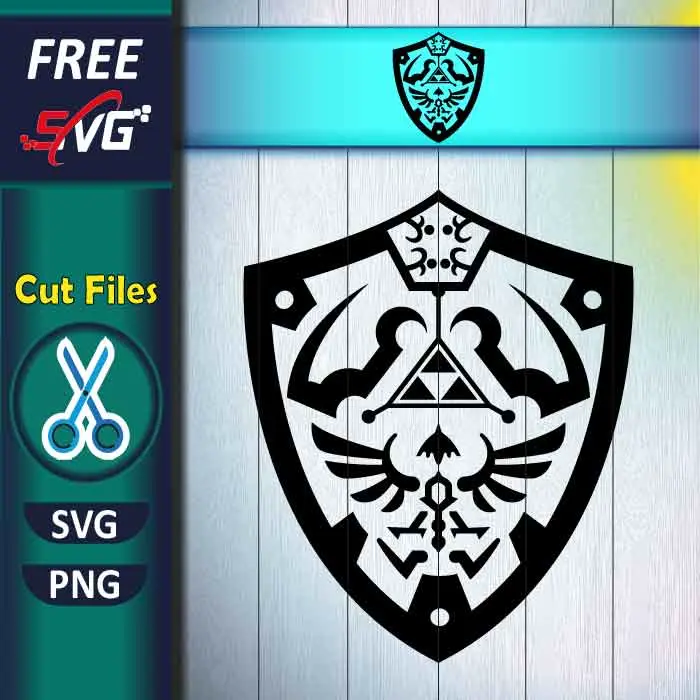 Hylian shield SVG free - The Legend of Zelda SVG