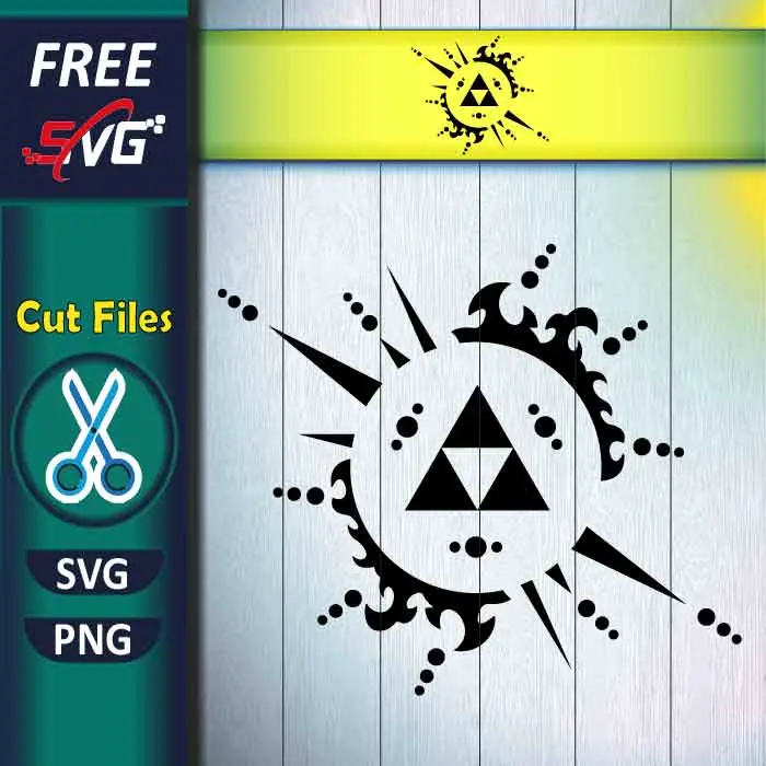 Triangle Splash Symbol SVG free - The Legend of Zelda SVG