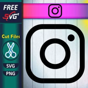Instagram Logo SVG Free for Cricut - Social Media SVG
