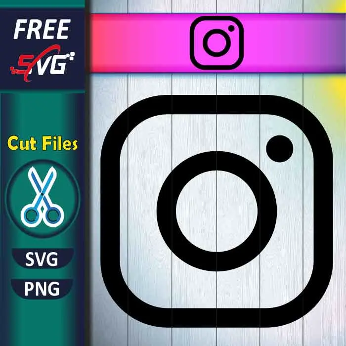 Instagram Logo SVG Free for Cricut - Social Media SVG