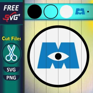 Monsters Inc Logo Layered SVG Free