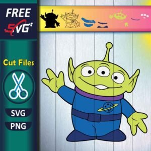 Toy Story Alien SVG Free - Disney Characters